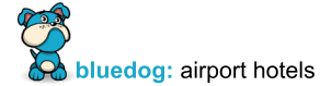 Bluedog: Airport Hotels Logo
