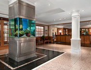 Hilton - Reception Lobby Hilton Hotel Southampton